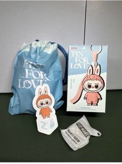 Popmart Pin for Love Series Vinyl Plush Pendant Confirmed “Z” Open Box!