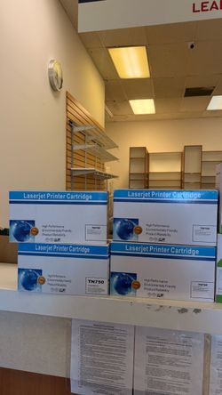 TN750 Compatible Laserjet Printer Cartridges – Lot of 4