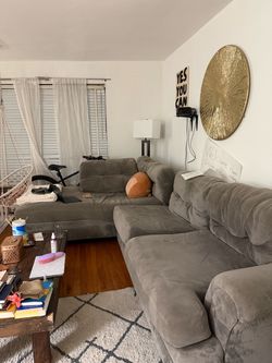 L-shaped sofa