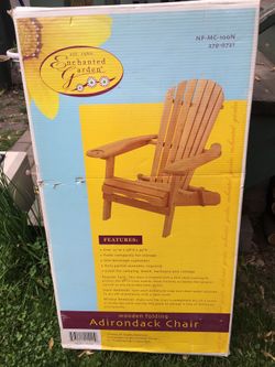 Adirondack Chair, solid wood