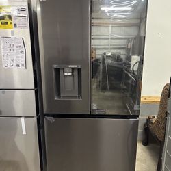 New LG InstaView Counter Depth Black Stainless Refrigerator 