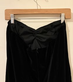 Vintage Black Velvet Dress