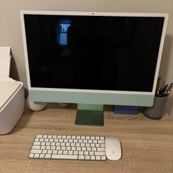 Green 24” M1 iMac