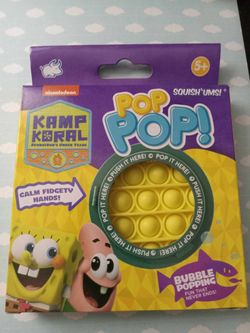 Kamp Koral Pop Pop! SpongeBob SquarePants NIB 
