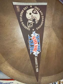 1984 Raiders AFC Champions Pennant