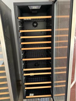 Wine storage refrigerators