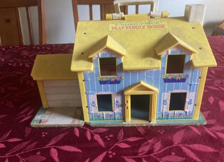 Vintage Fisher Price House & Bus