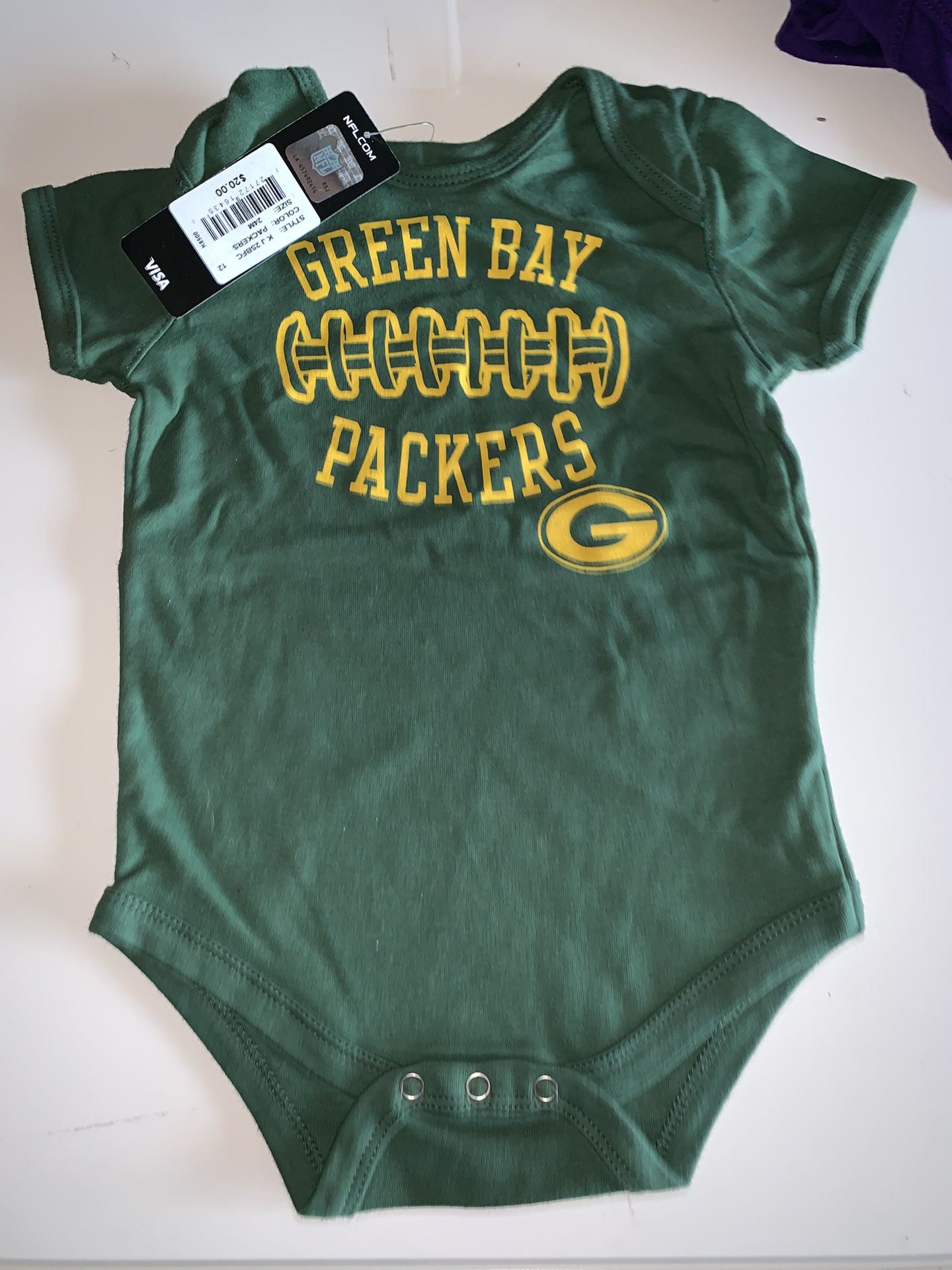 Green Bay Packers NFL 24m onesie