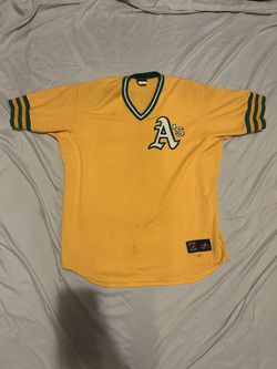 Reggie Jackson Oakland Athletics Vintage Majestic Cooperstown Collection Stitched Jersey (Men’s 2XL)