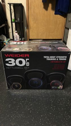30lb kettlebell set