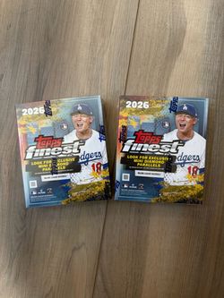 2026 Topps Finest Baseball Mega Box Lot of 2