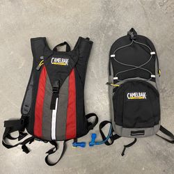 CAMELBAK ROCKET & LOBO WATER CARRIERS Hydration Hiking Backpack Removable Gel Bag