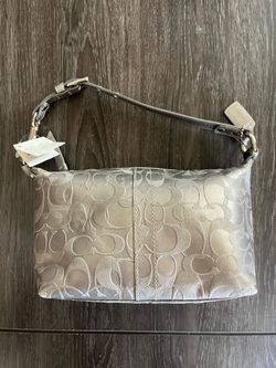 Coach Silver Pattern Purse