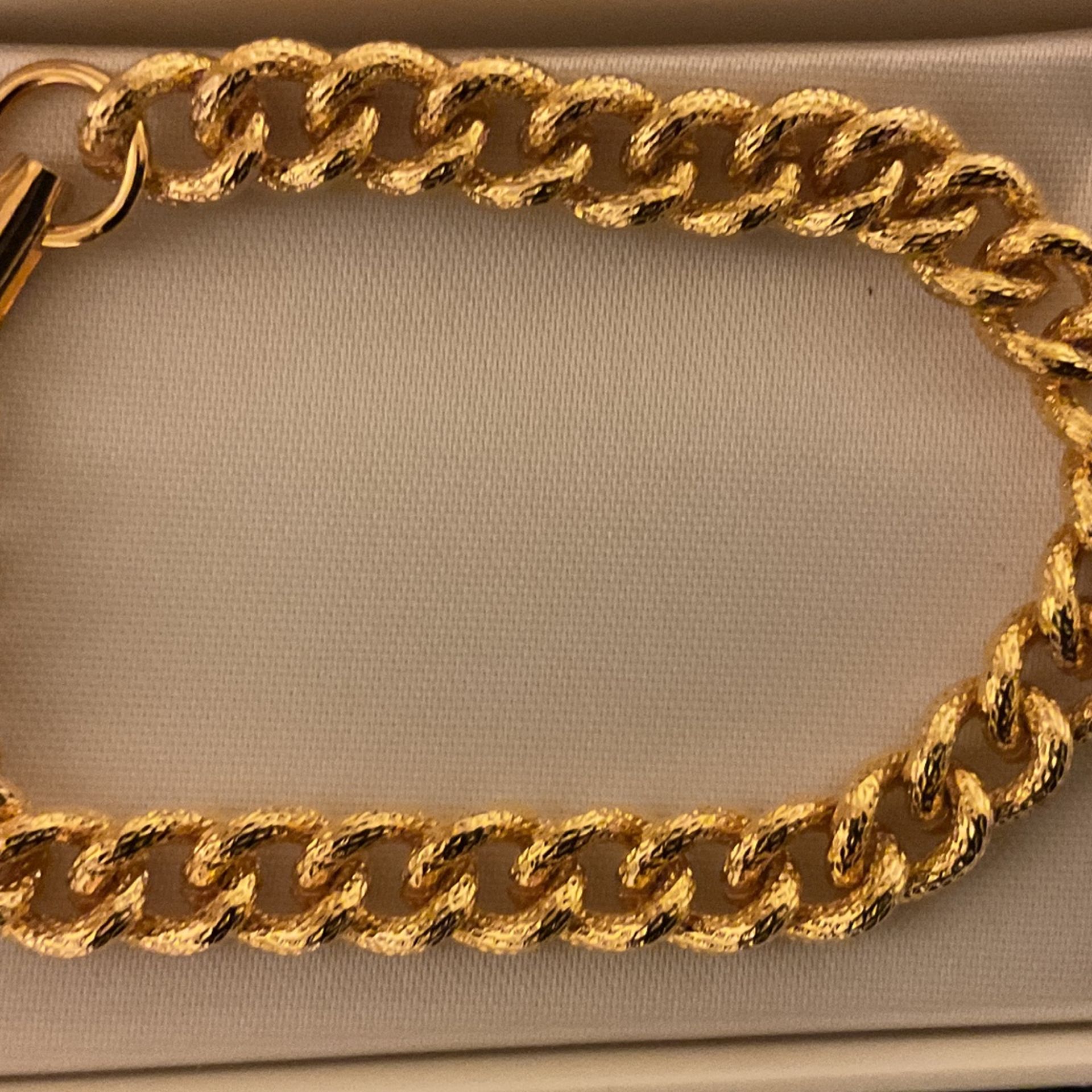 Gold Plated Designed Link Bracelets 