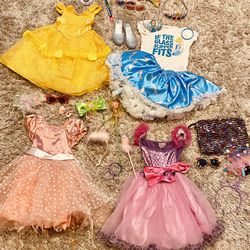Disney Princess dress Halloween costume dress up fast shipping