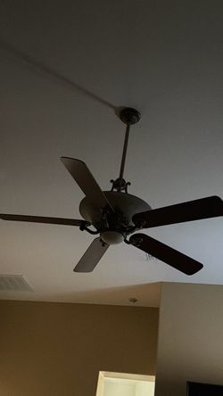 5-Blade Ceiling Fan with Light Kit remote works great