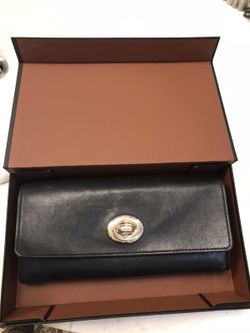 Coach black wallet