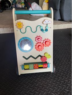 Baby/toddler Wooden Push Walker