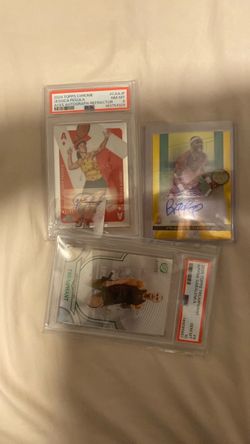 Massive lot of Tennis autos, inserts, and numbered cards