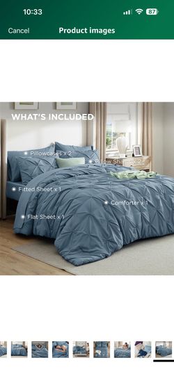 California King 7 Pieces New