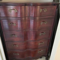 Antique dresser and two nightstand