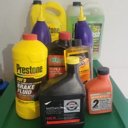 Misc Sealed Automotive Fluids All For 10 Bucks