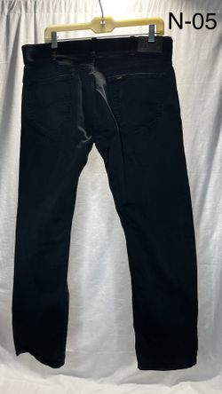 Lee Slim Straight Black Jeans 36x29