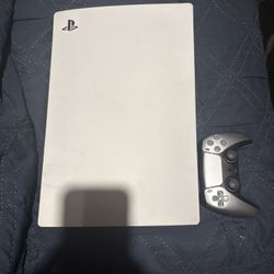 Ps5 With Controller And Games 