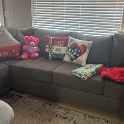 Large Gray Sectional