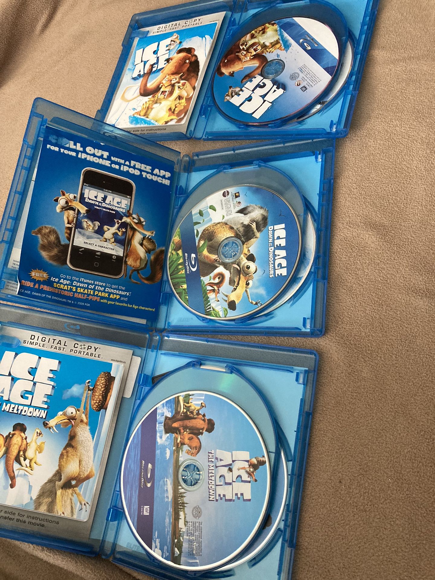 Ice Age Blu Ray/DVD Movies