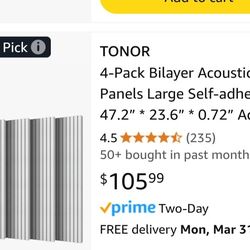 4pk ACOUSTIC PANELS 