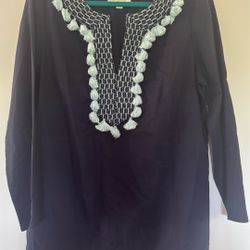 Navy Blue Top Size XL