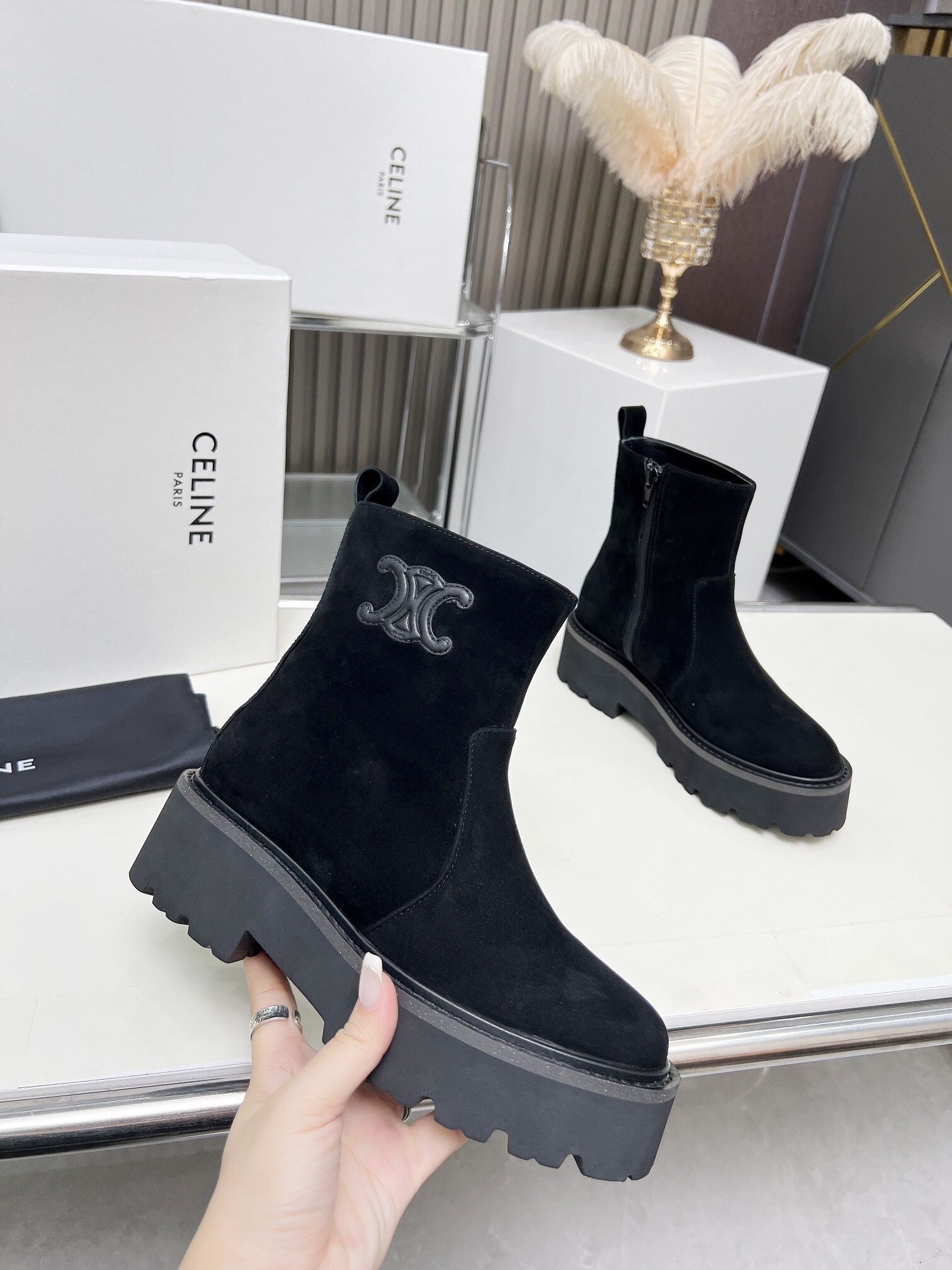 Celine Women’s Boots With Box 2025 New 