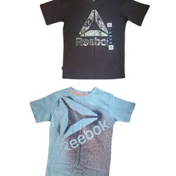 (2) Reebok Boy's Graphic Tee Size XS (4-5)