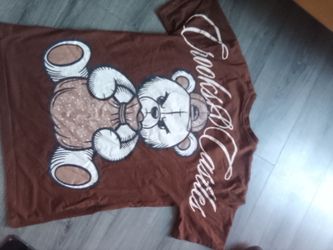 Brown designing shirt