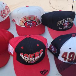 red and gold 49ers hat