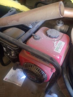 Gas powered water pump