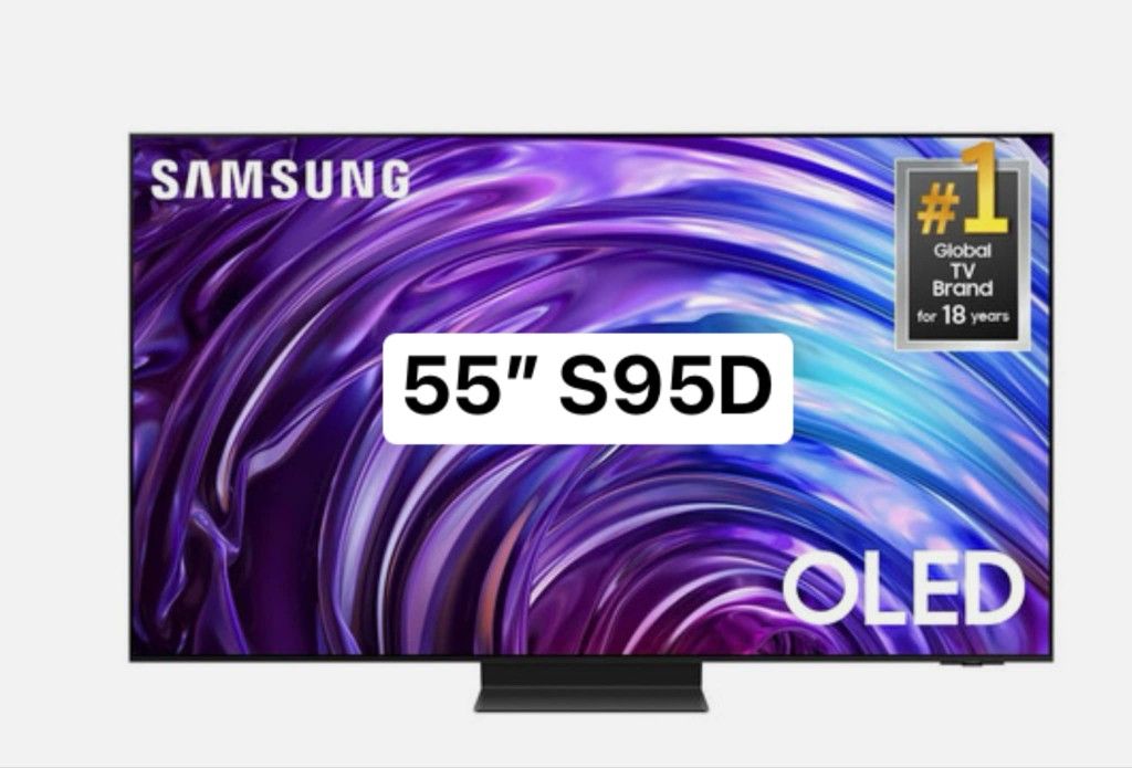 Samsung - 55" Class S95D OLED 4K UHD Smart Tizen TV