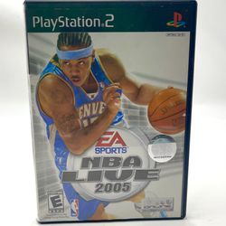 NBA Live 2005 Sony PlayStation 2 PS2 Complete Video Game