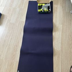 Yoga/fitness Mat With Small Weights All For $25