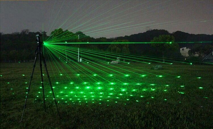 High beam laser pointer