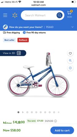 Huffy 20” Sea Star Bicycle 