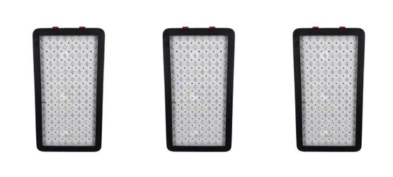 3x Phlizon 1200W LED Grow Lights - Practically New - Used Once to Test