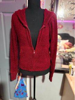 NWT full zip plush teddy hoodie-M