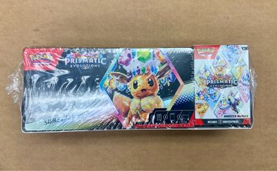 New Pokemon Company Trading Card Game Scarlet & Violet Prismatic Evolutions Surprise Box Booster Bundle Packs Pack Collector Collectors Trade Collect