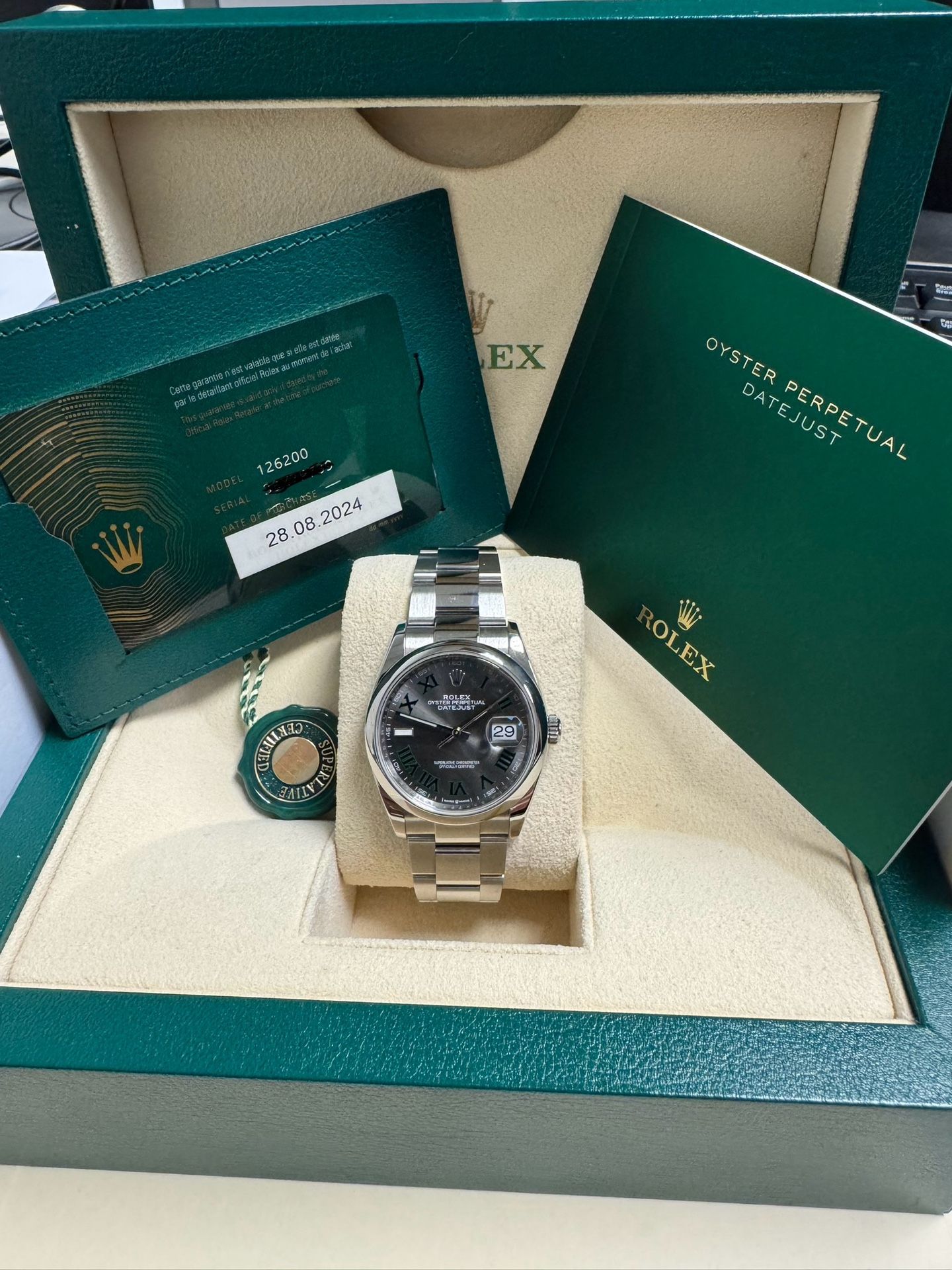 2024 Rolex Datejust Wimbledon Dial 
