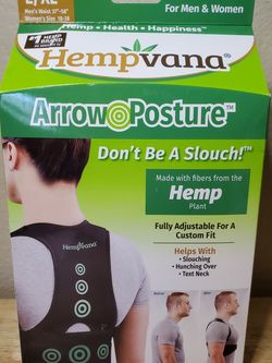 Hempvana L/XL Arrow Posture Adjustable Support Harness