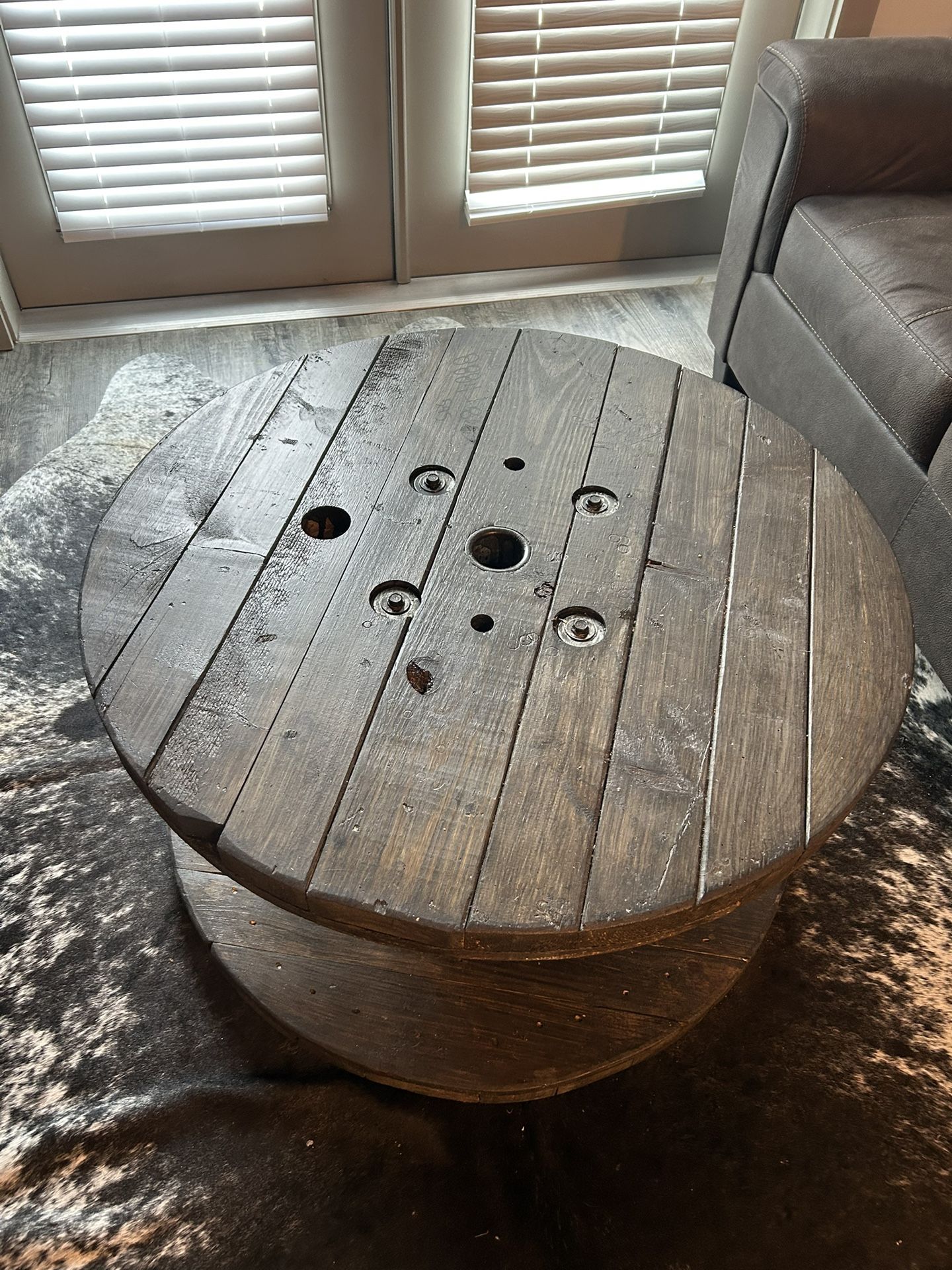 Restored Wire  Wheel Table Set. 