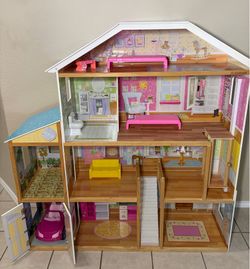 KidKraft Majestic Mansion 4-Story Dollhouse w/ Elevator, Garage, Furniture, & Car