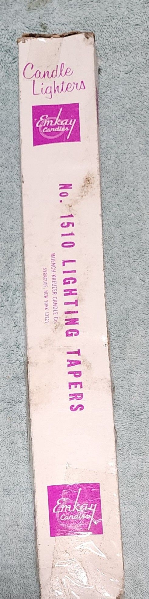 81 Emkay Candles No. 1510 Lighting Tapers Open Box